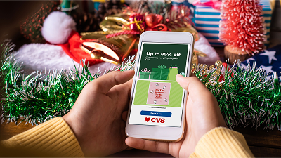 CVS Health ad on a smart phone